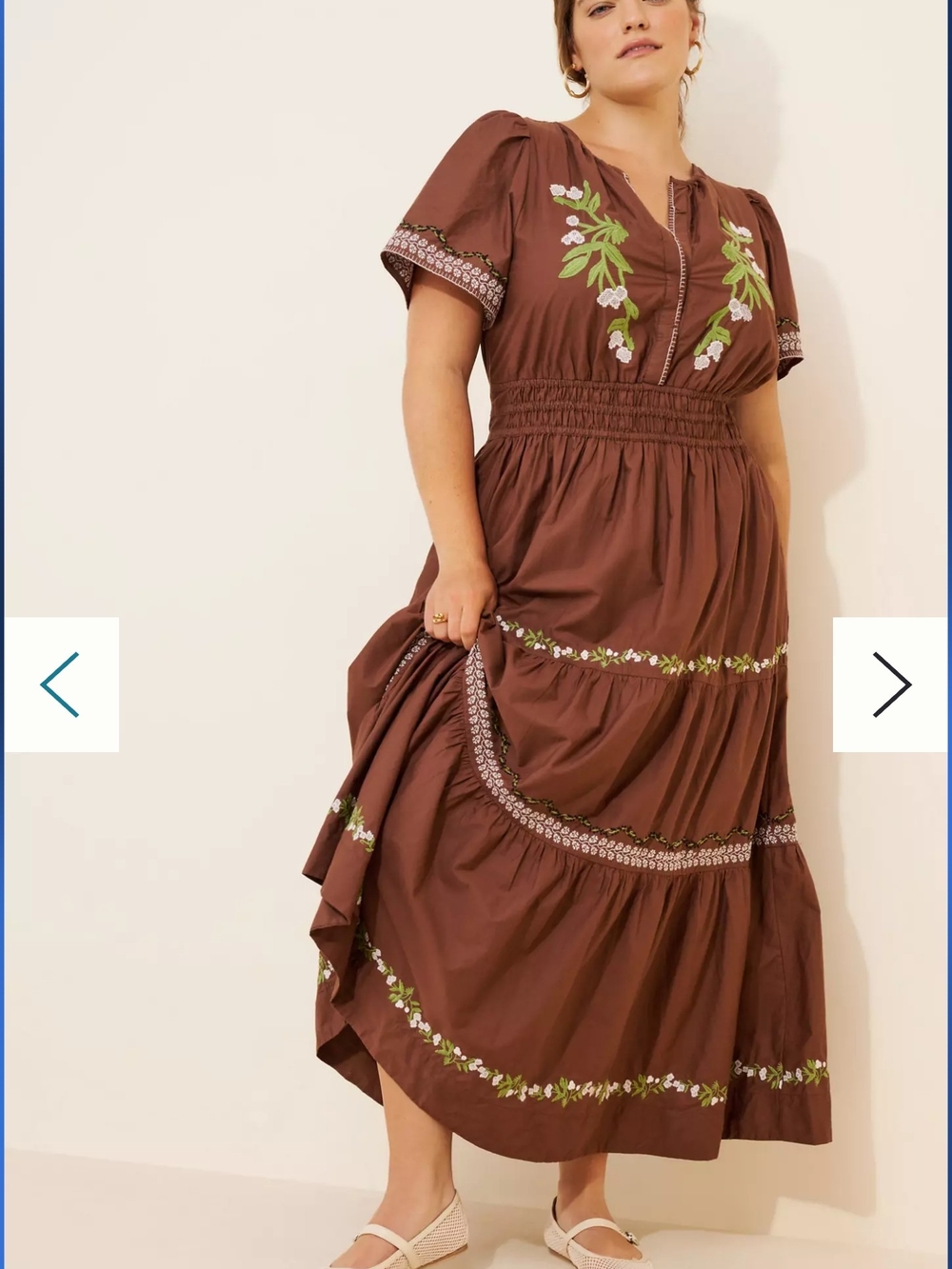 The Somerset Embroidered Maxi Dress - Picture 3 of 10